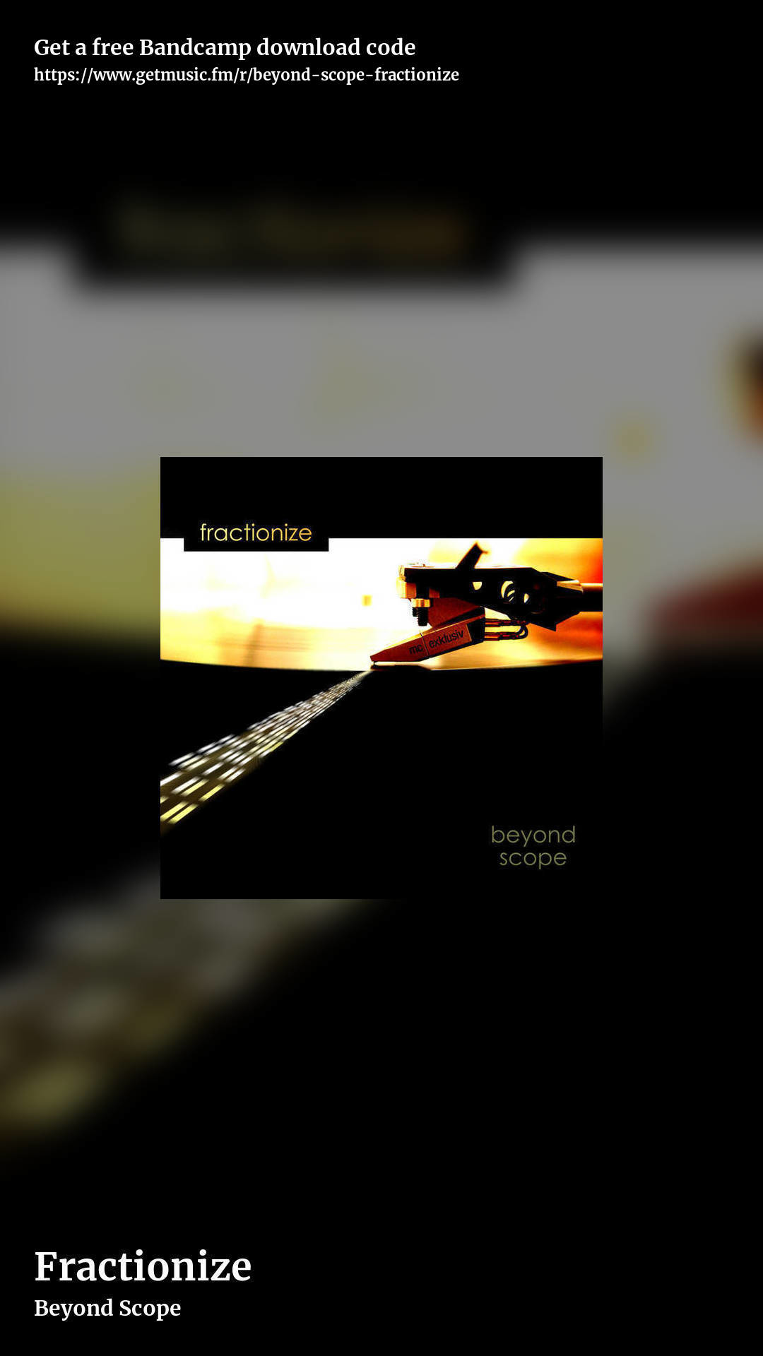 Fractionize by Beyond Scope, story promo share image