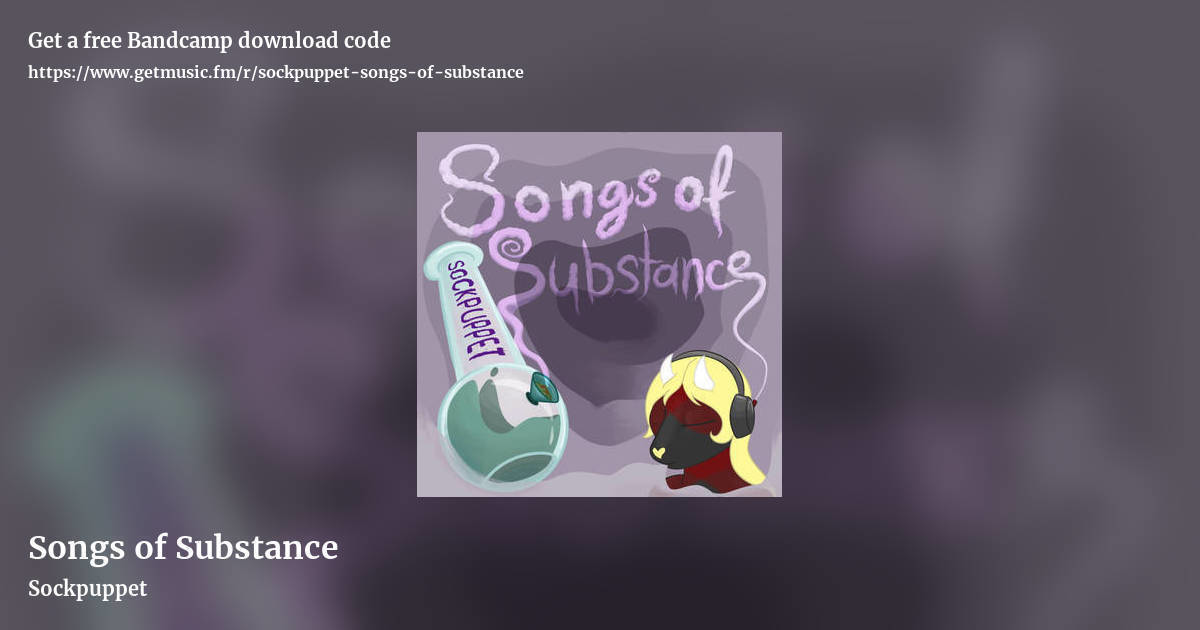 Songs of Substance by Sockpuppet, landscape promo share image
