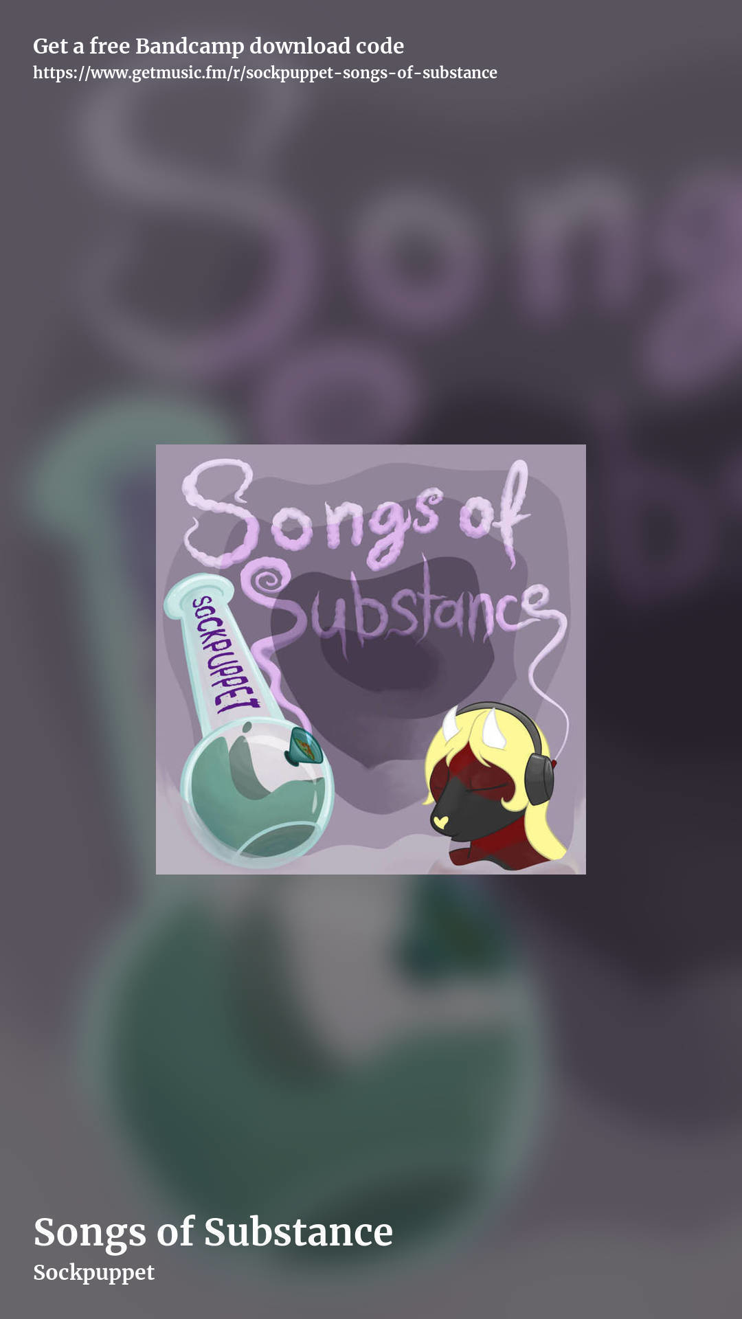 Songs of Substance by Sockpuppet, story promo share image