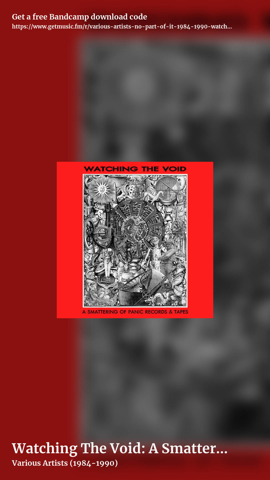 Watching The Void: A Smattering of Panic Records & Tapes by Various Artists (1984-1990), story promo share image