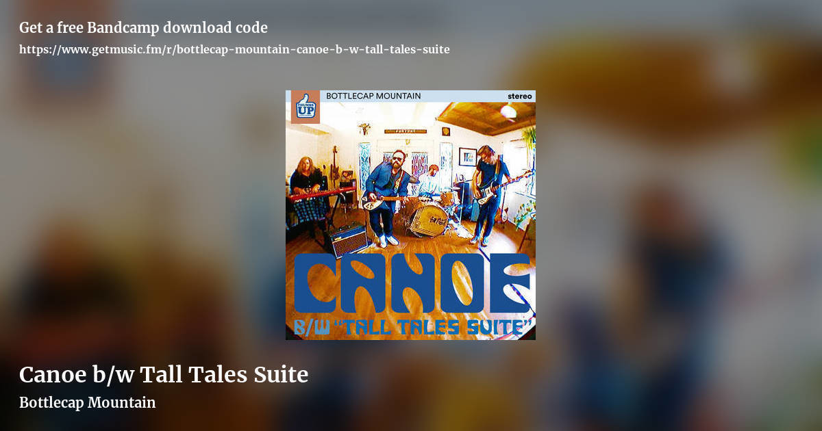Canoe b​/​w Tall Tales Suite by Bottlecap Mountain, landscape promo share image