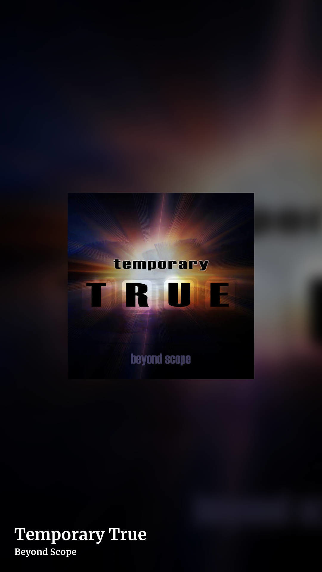 Temporary True by Beyond Scope, story clean share image