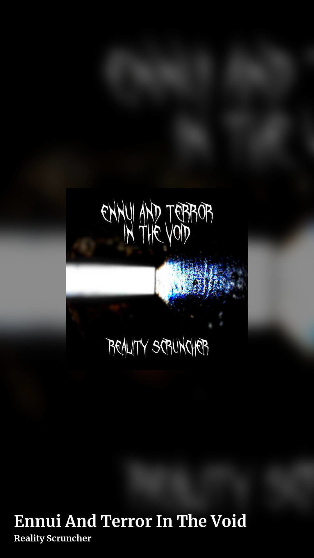 Ennui And Terror In The Void by Reality Scruncher, story clean share image