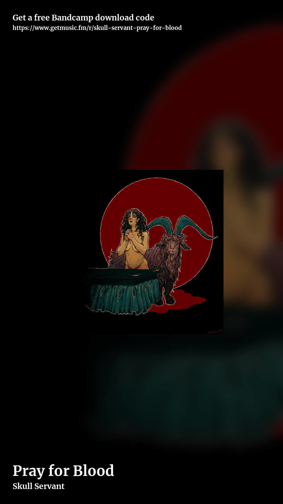Pray for Blood by Skull Servant, story promo share image