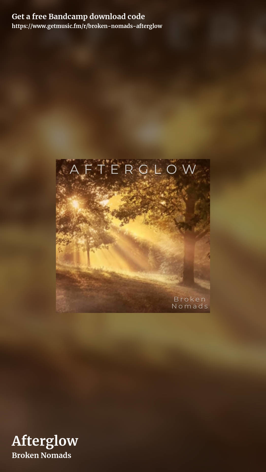 Afterglow by Broken Nomads, story promo share image