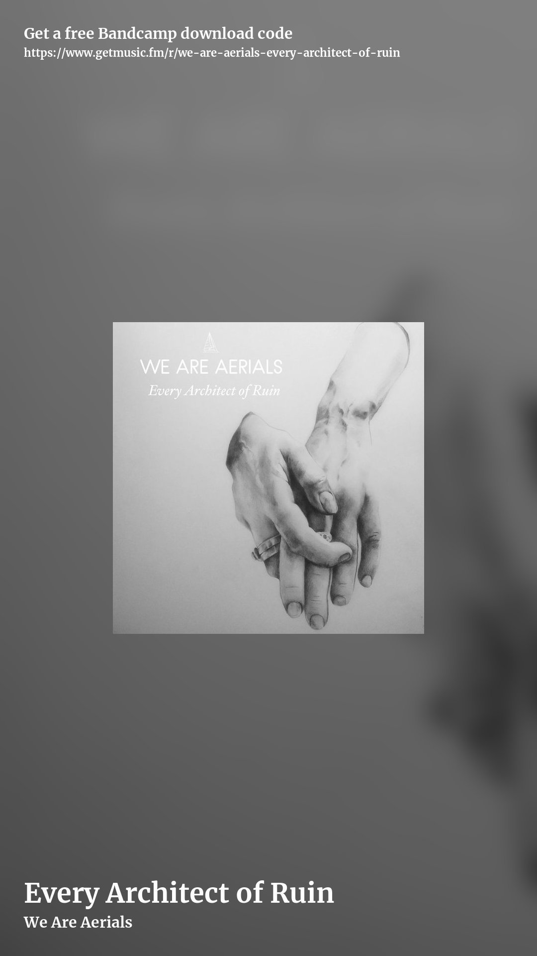 Every Architect of Ruin by We Are Aerials, story promo share image