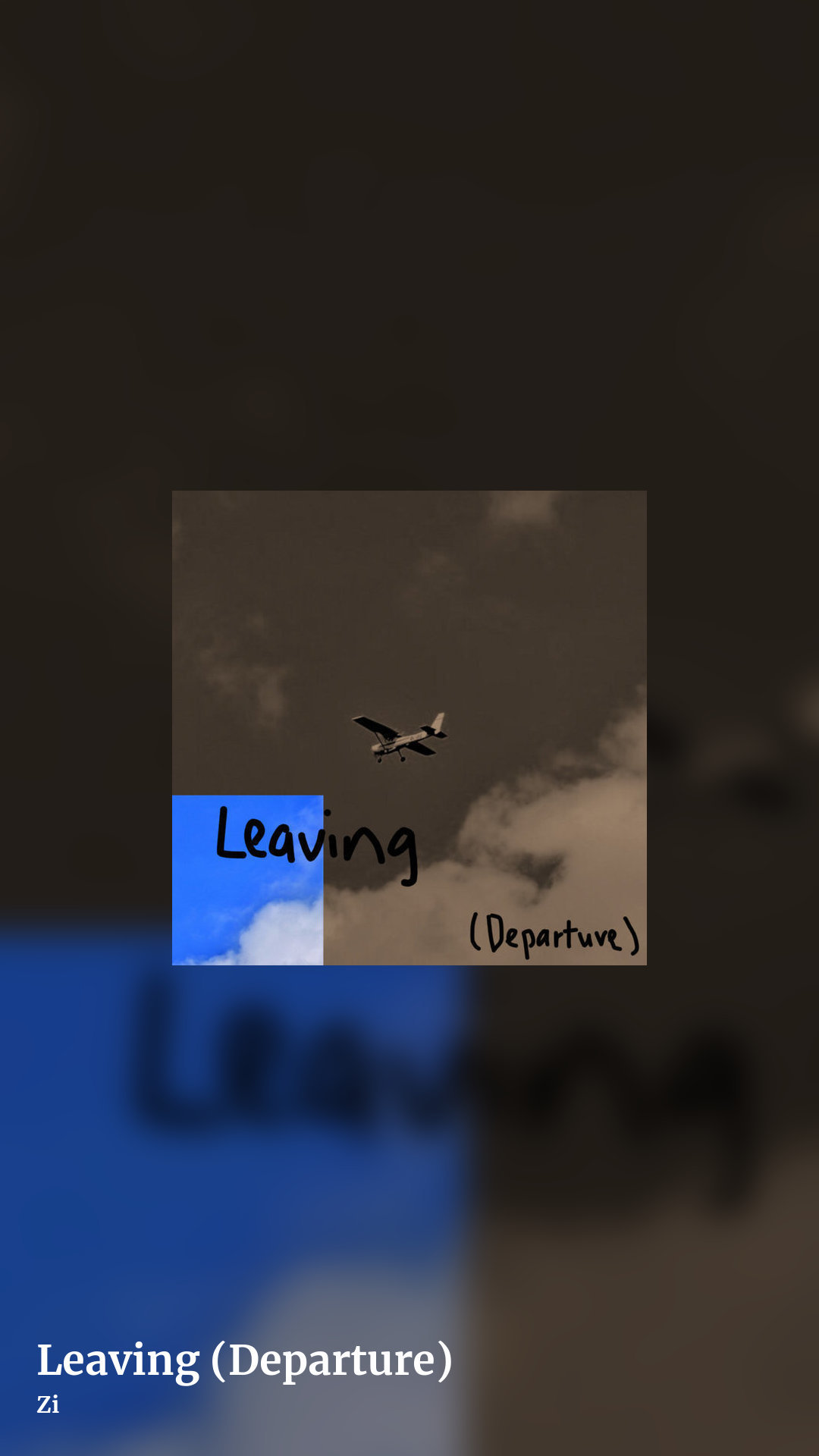 Leaving (Departure) by Zi, story clean share image