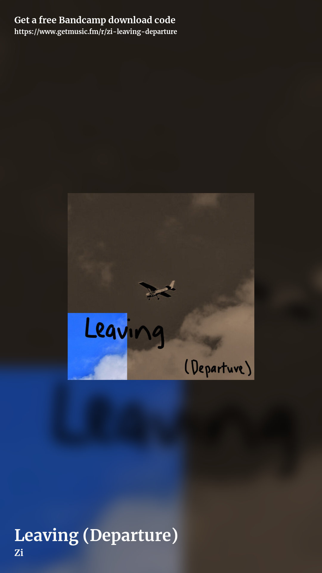 Leaving (Departure) by Zi, story promo share image