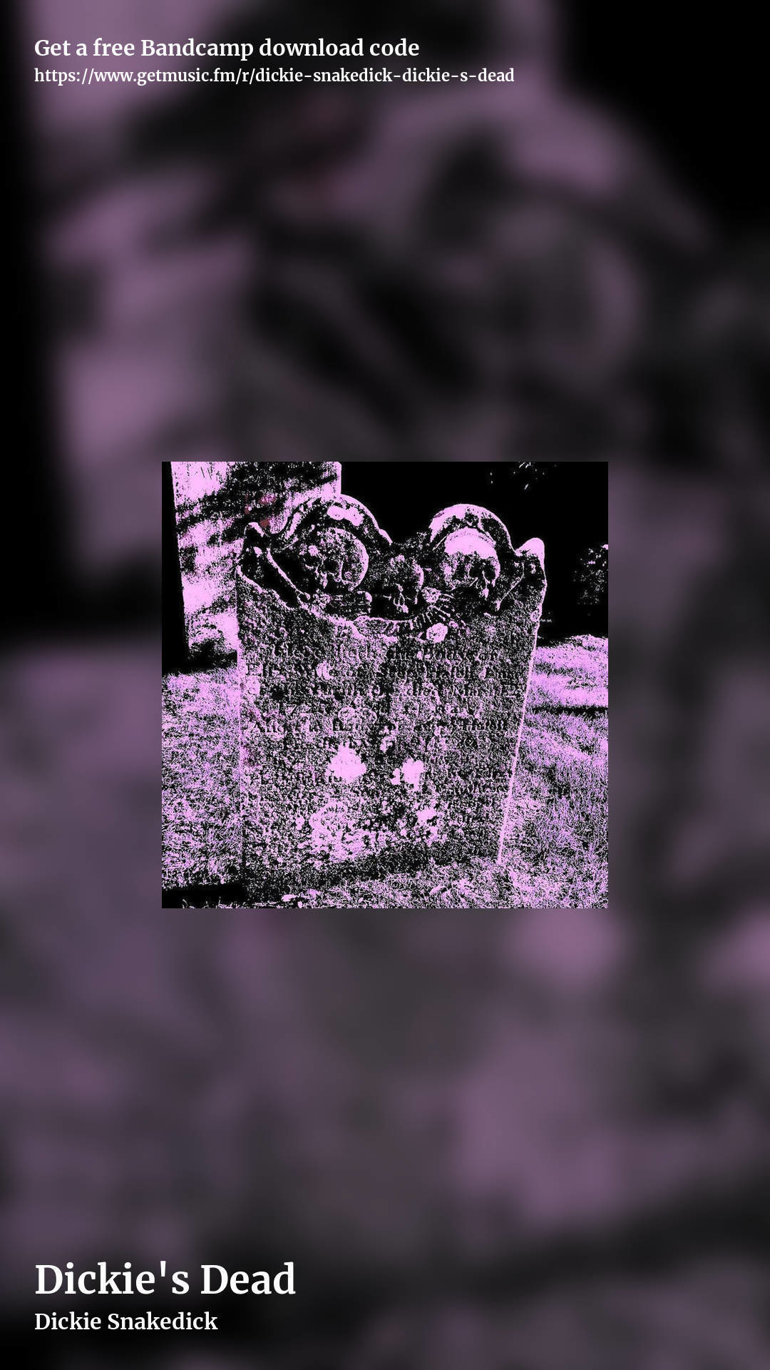 Dickie's Dead by Dickie Snakedick, story promo share image