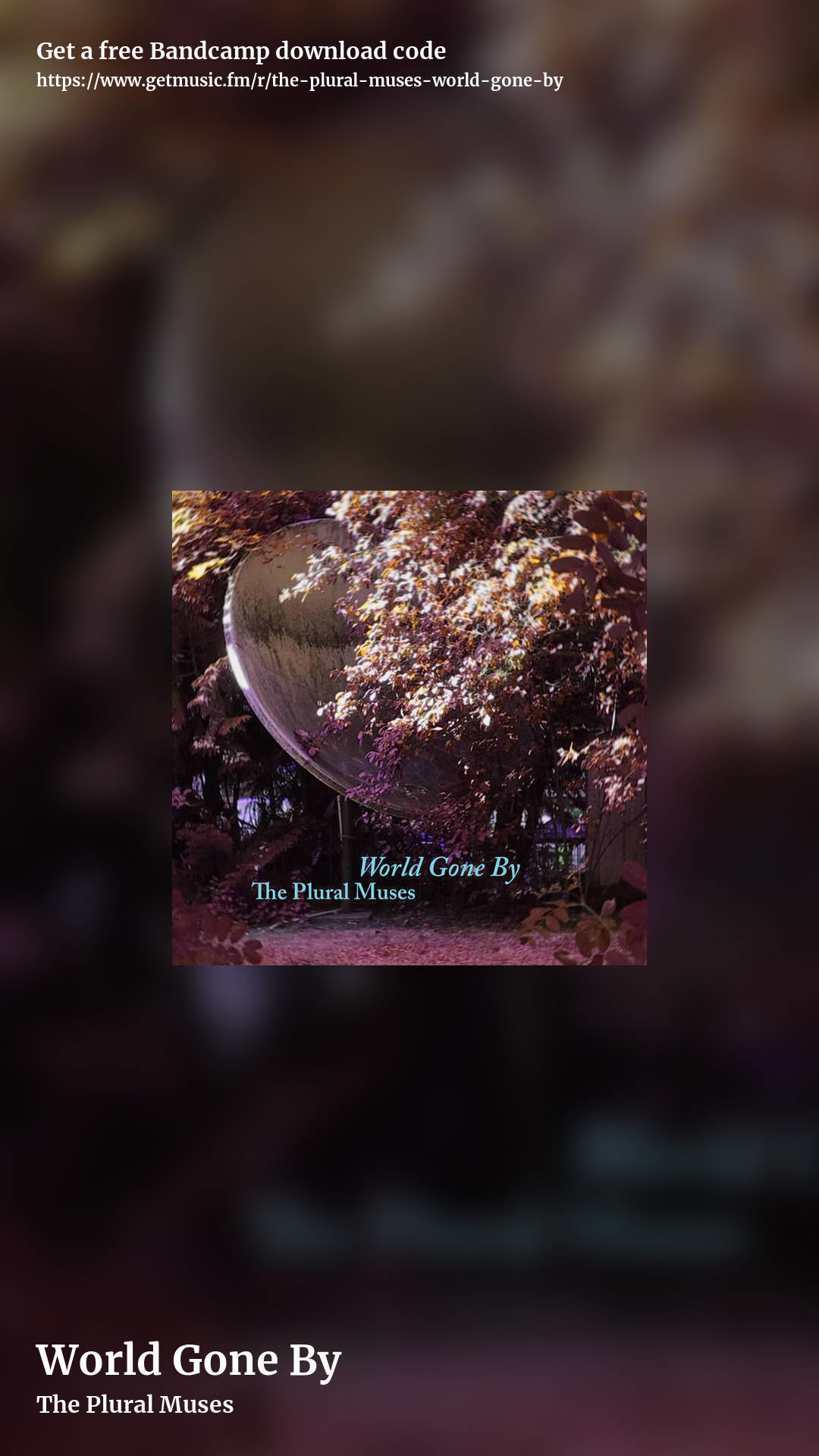World Gone By by The Plural Muses, story promo share image
