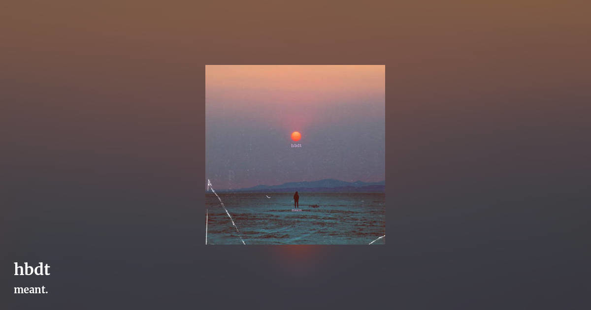 hbdt by meant., landscape clean share image