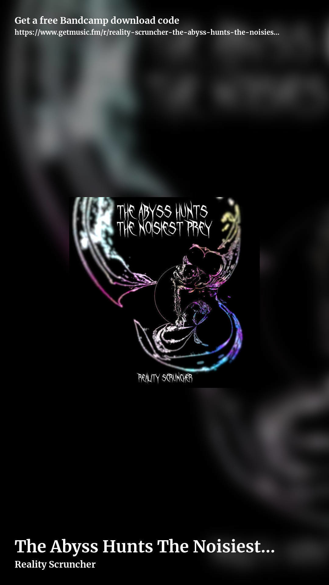 The Abyss Hunts The Noisiest Prey by Reality Scruncher, story promo share image