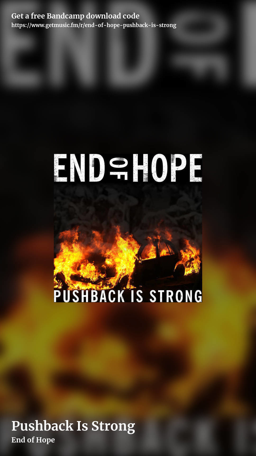 Pushback Is Strong by End of Hope, story promo share image