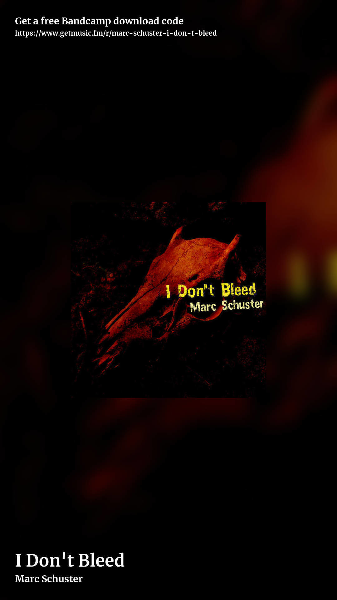 I Don't Bleed by Marc Schuster, story promo share image