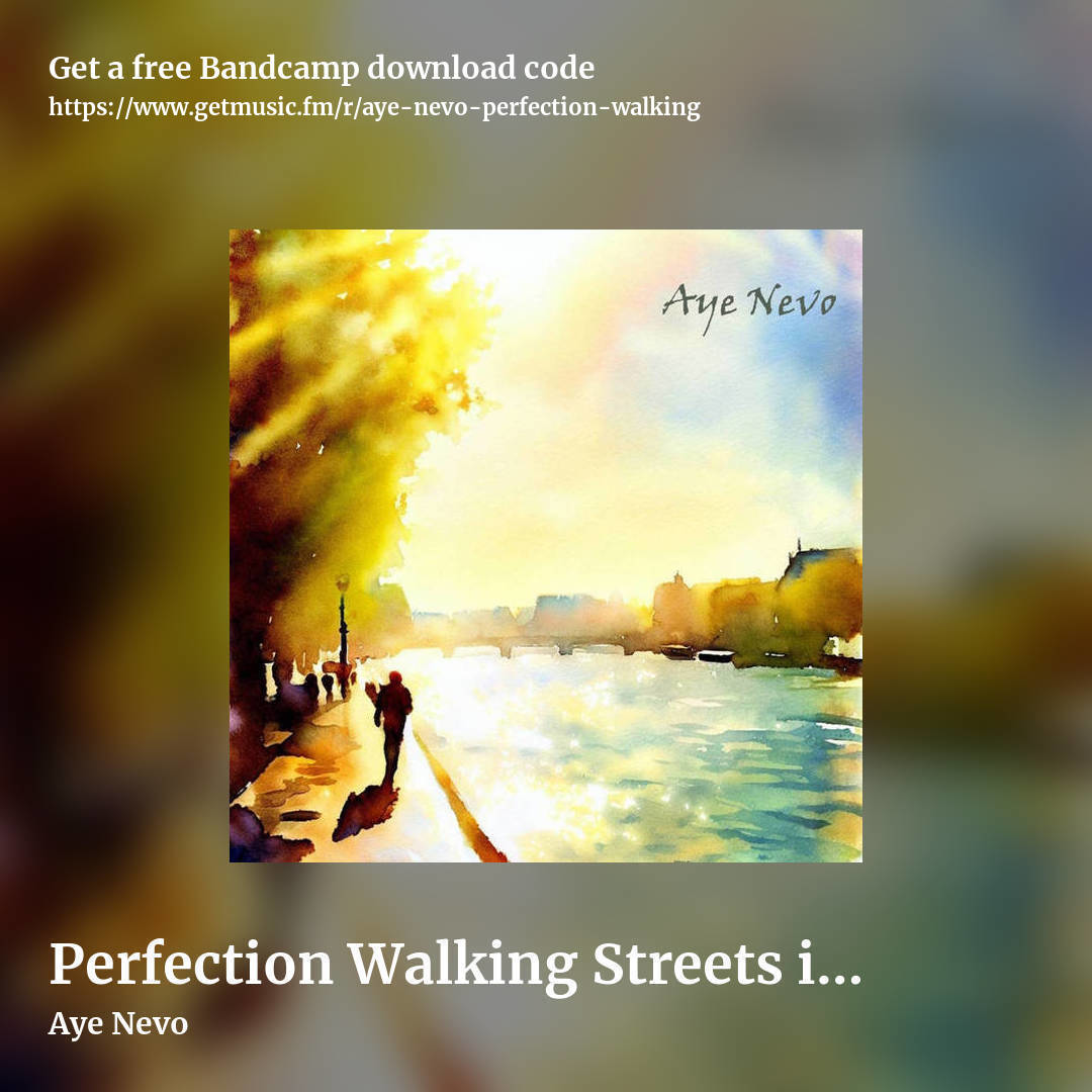 Perfection Walking Streets in the Sun by Aye Nevo, square promo share image