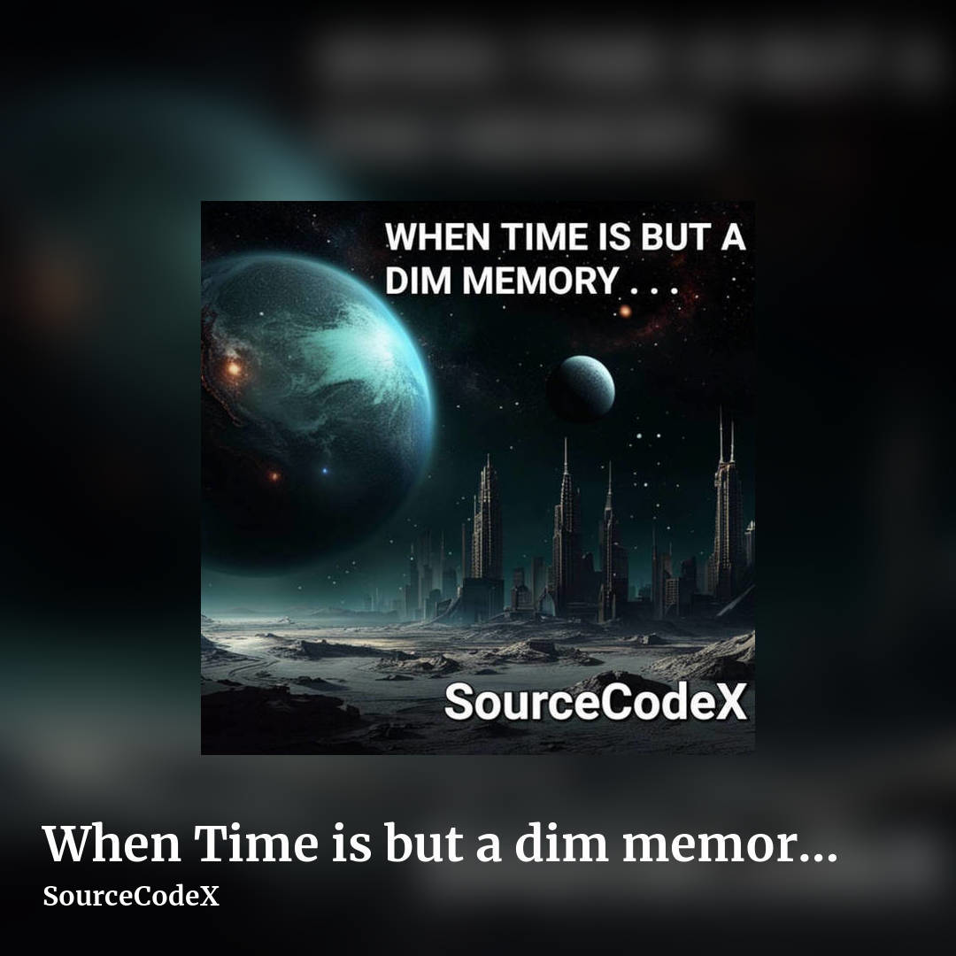 When Time is but a dim memory . . . by SourceCodeX, square clean share image