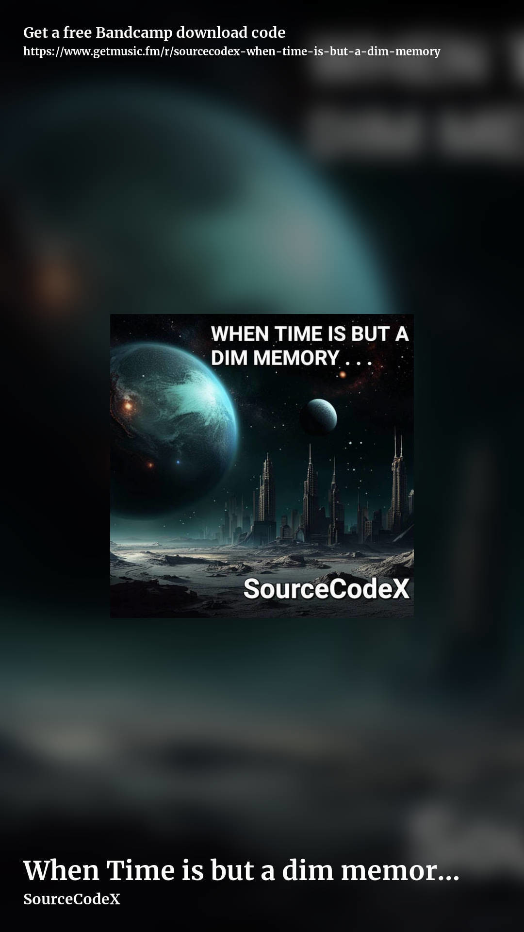 When Time is but a dim memory . . . by SourceCodeX, story promo share image