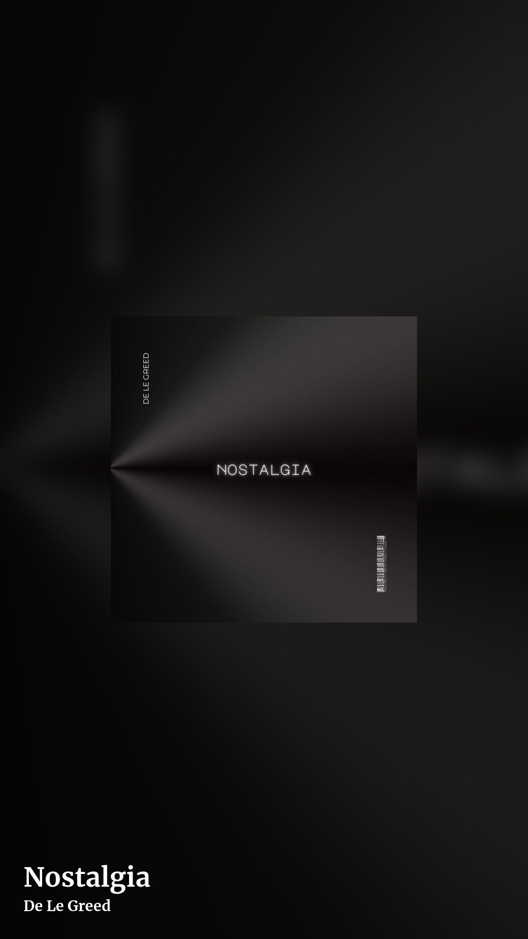 Nostalgia by De Le Greed, story clean share image