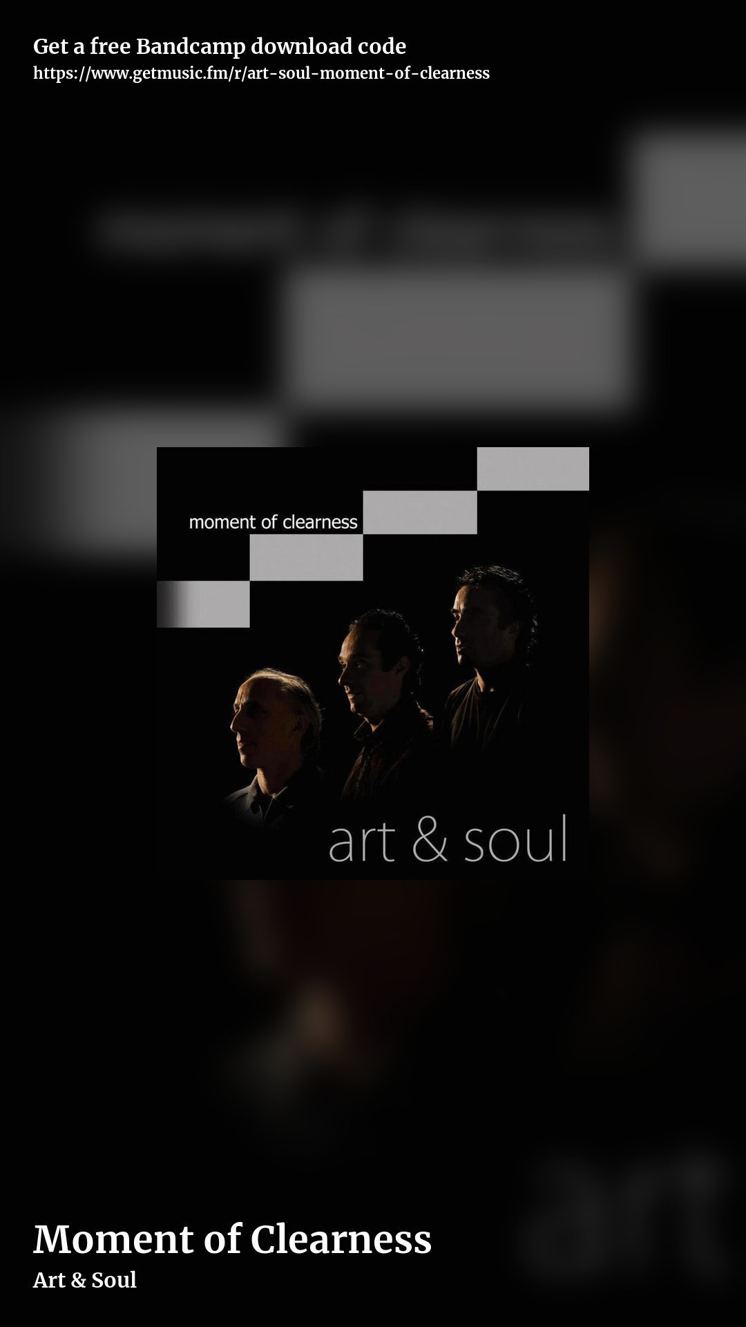Moment of Clearness by Art & Soul, story promo share image