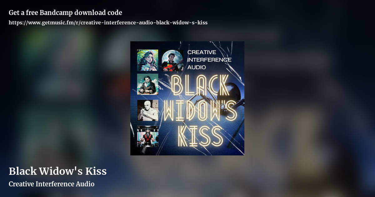 Black Widow's Kiss by Creative Interference Audio , landscape promo share image
