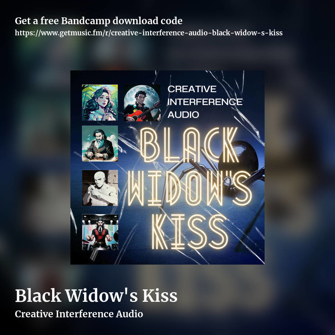 Black Widow's Kiss by Creative Interference Audio , square promo share image