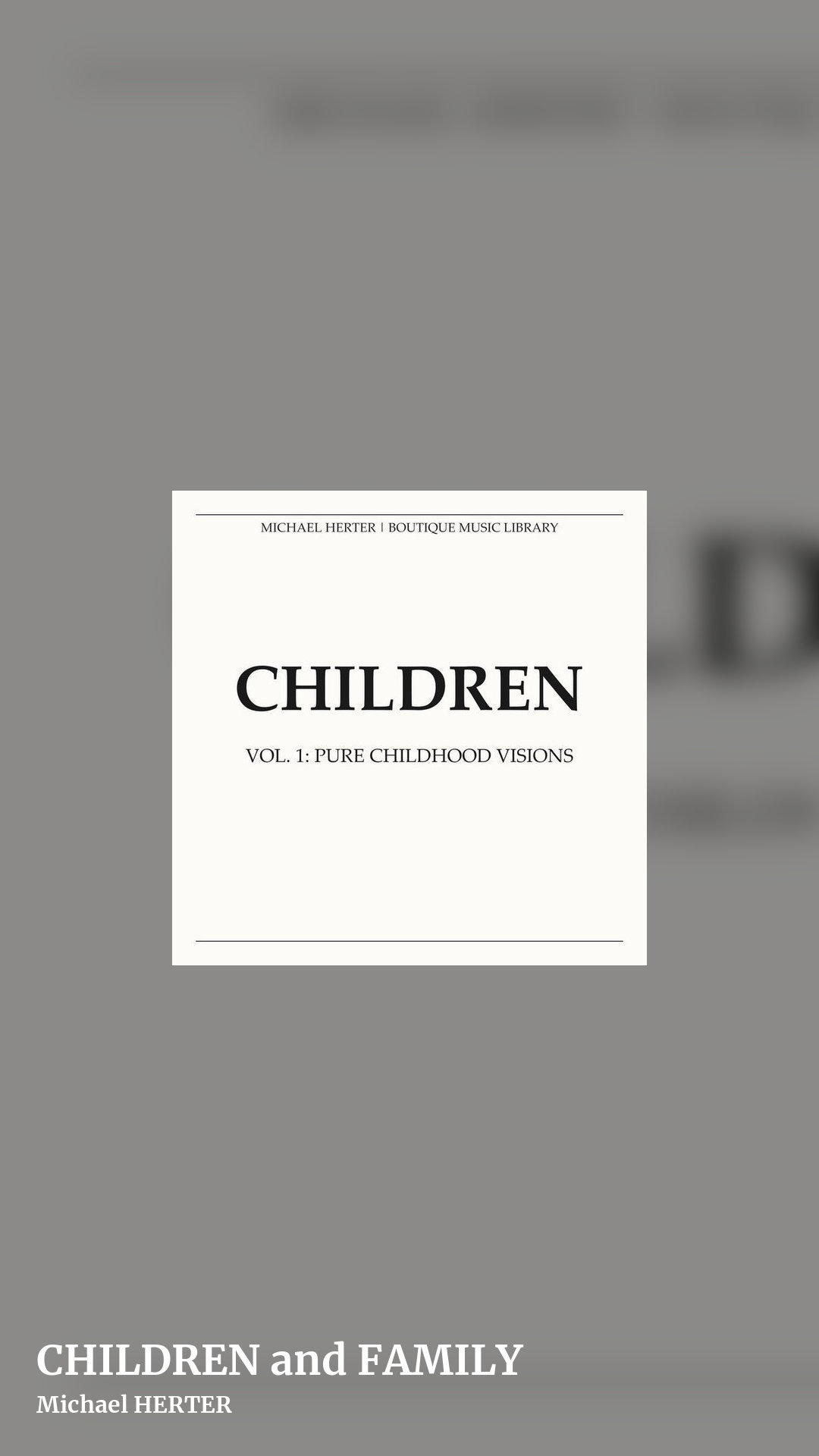 CHILDREN and FAMILY by Michael HERTER, story clean share image