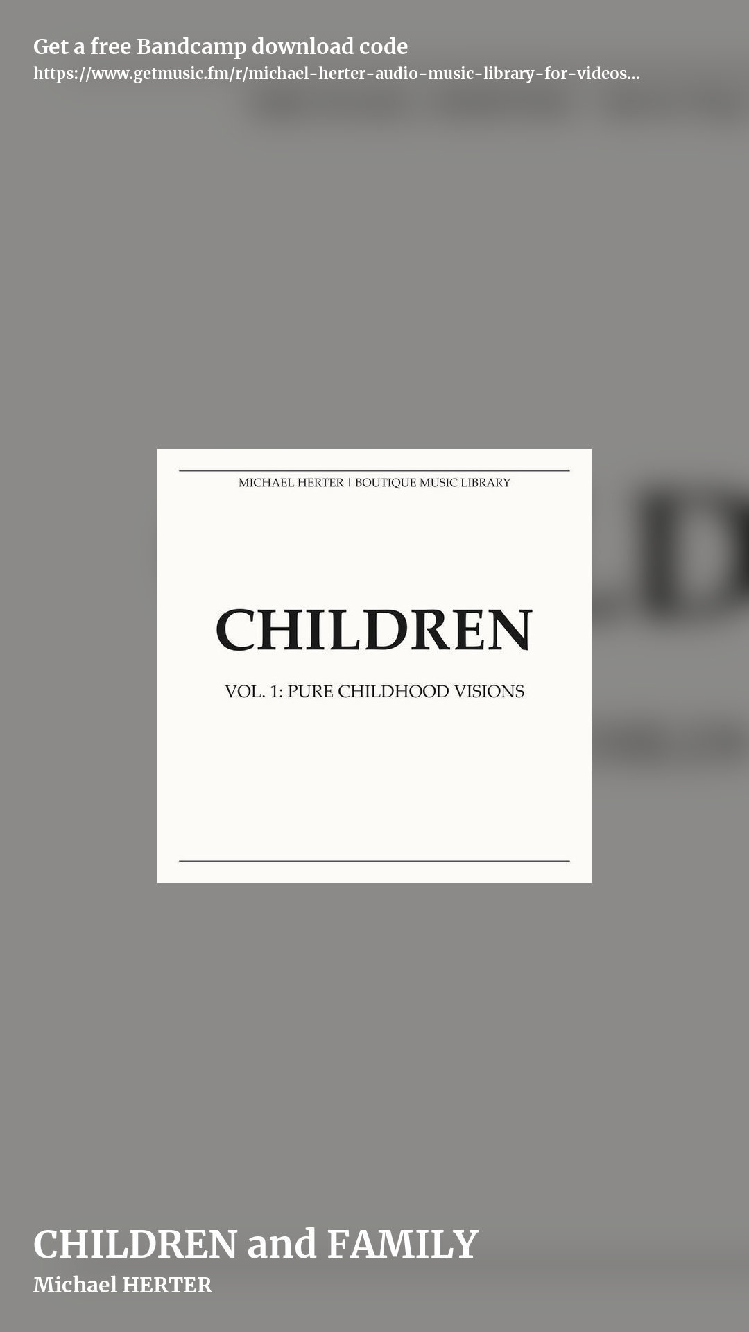 CHILDREN and FAMILY by Michael HERTER, story promo share image