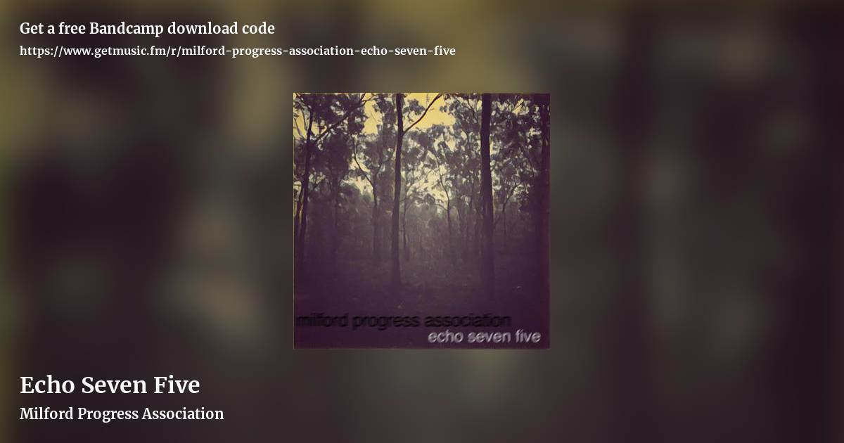 Echo Seven Five by Milford Progress Association, landscape promo share image