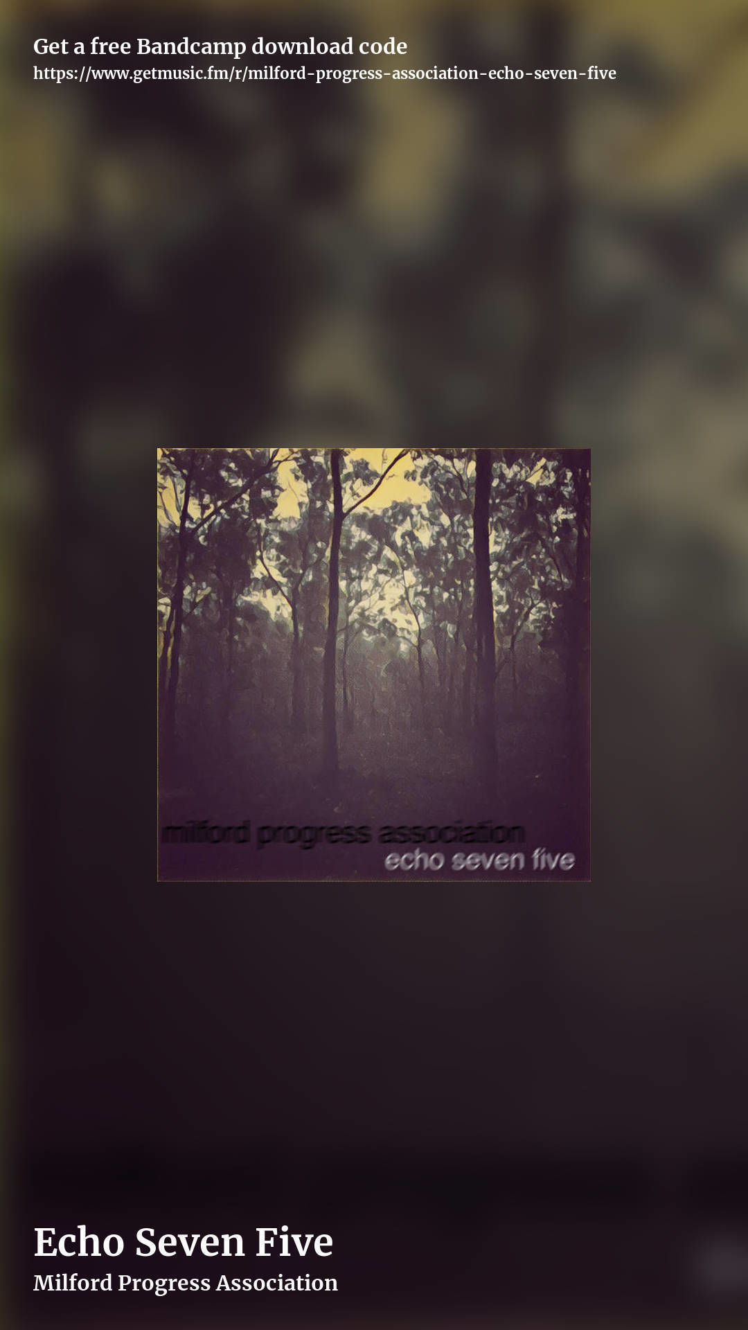 Echo Seven Five by Milford Progress Association, story promo share image