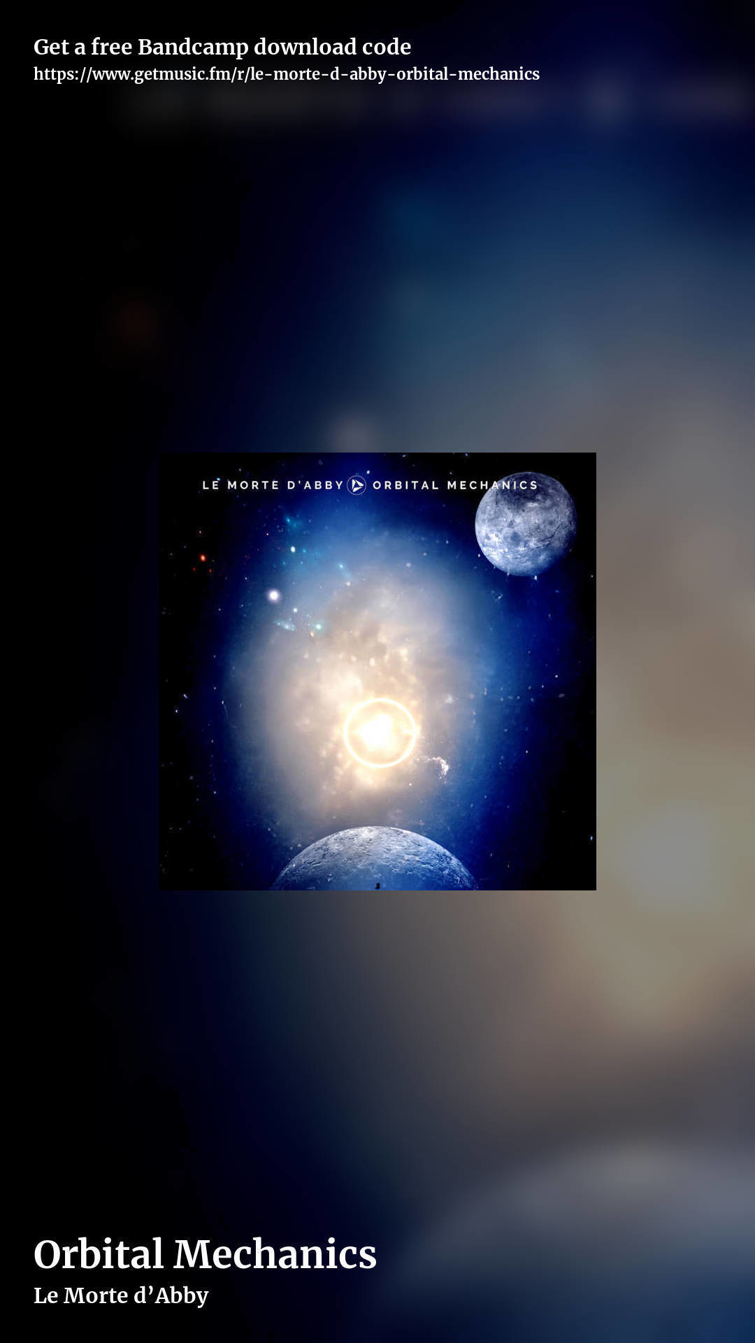 Orbital Mechanics by Le Morte d’Abby, story promo share image