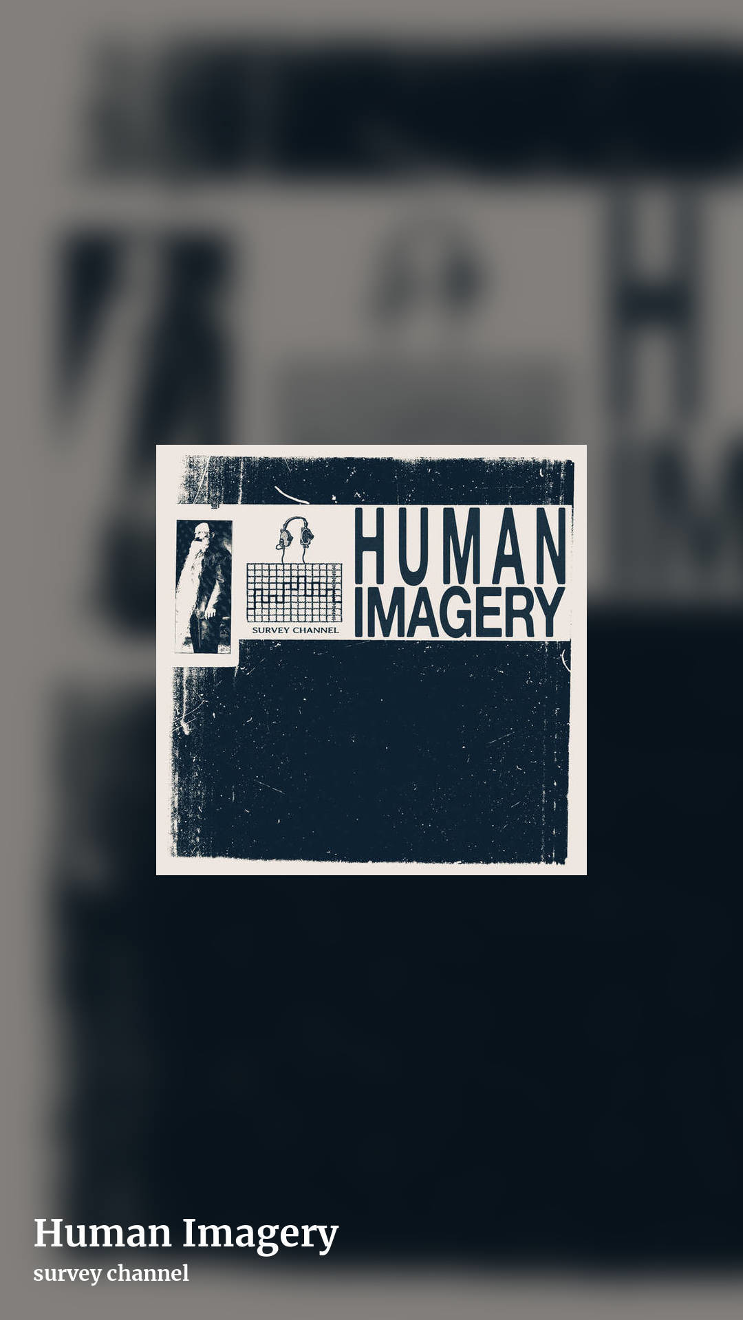 Human Imagery by survey channel, story clean share image