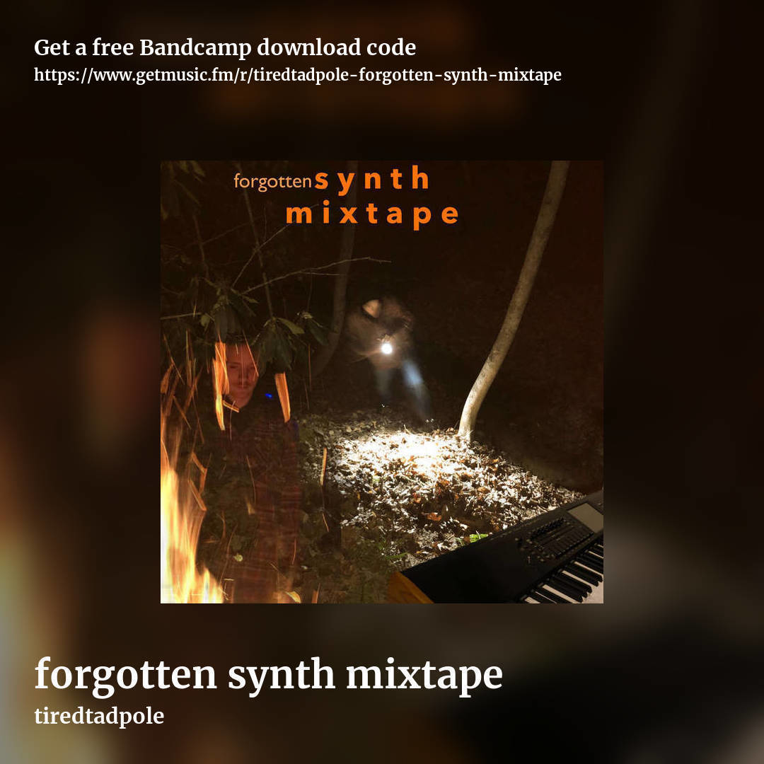 forgotten synth mixtape by tiredtadpole, square promo share image
