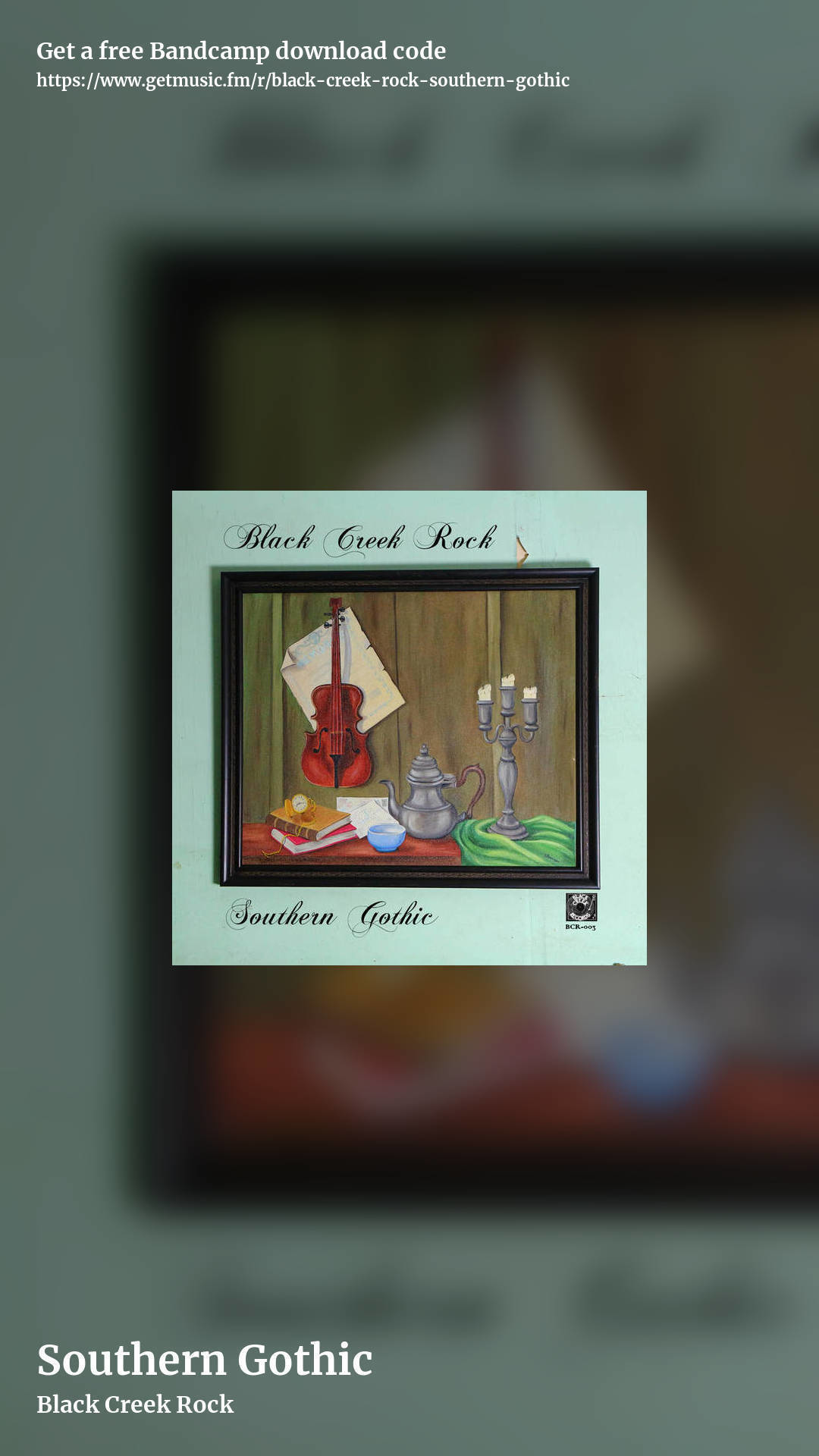 Southern Gothic by Black Creek Rock, story promo share image