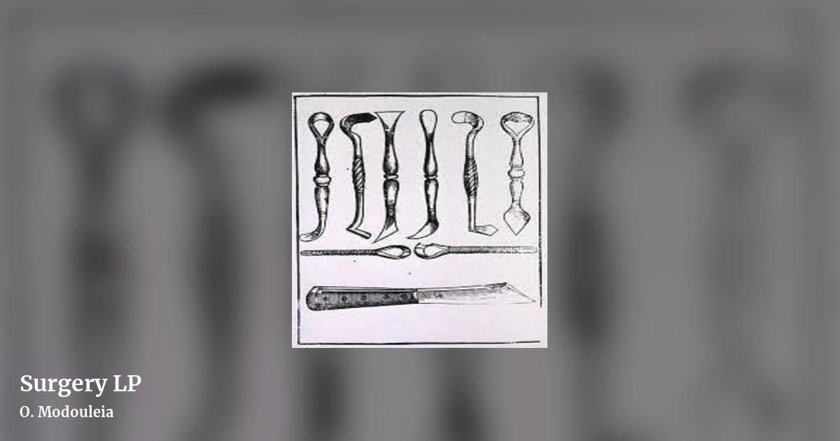 Surgery LP by O. Modouleia, landscape clean share image
