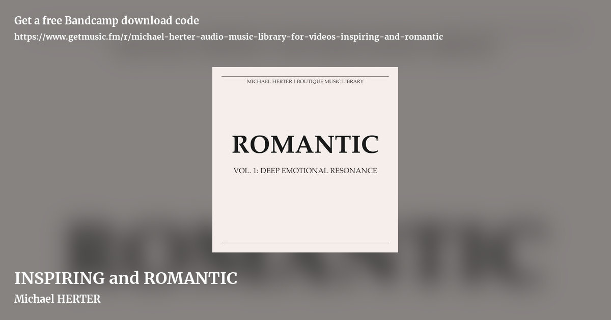 INSPIRING and ROMANTIC by Michael HERTER, landscape promo share image