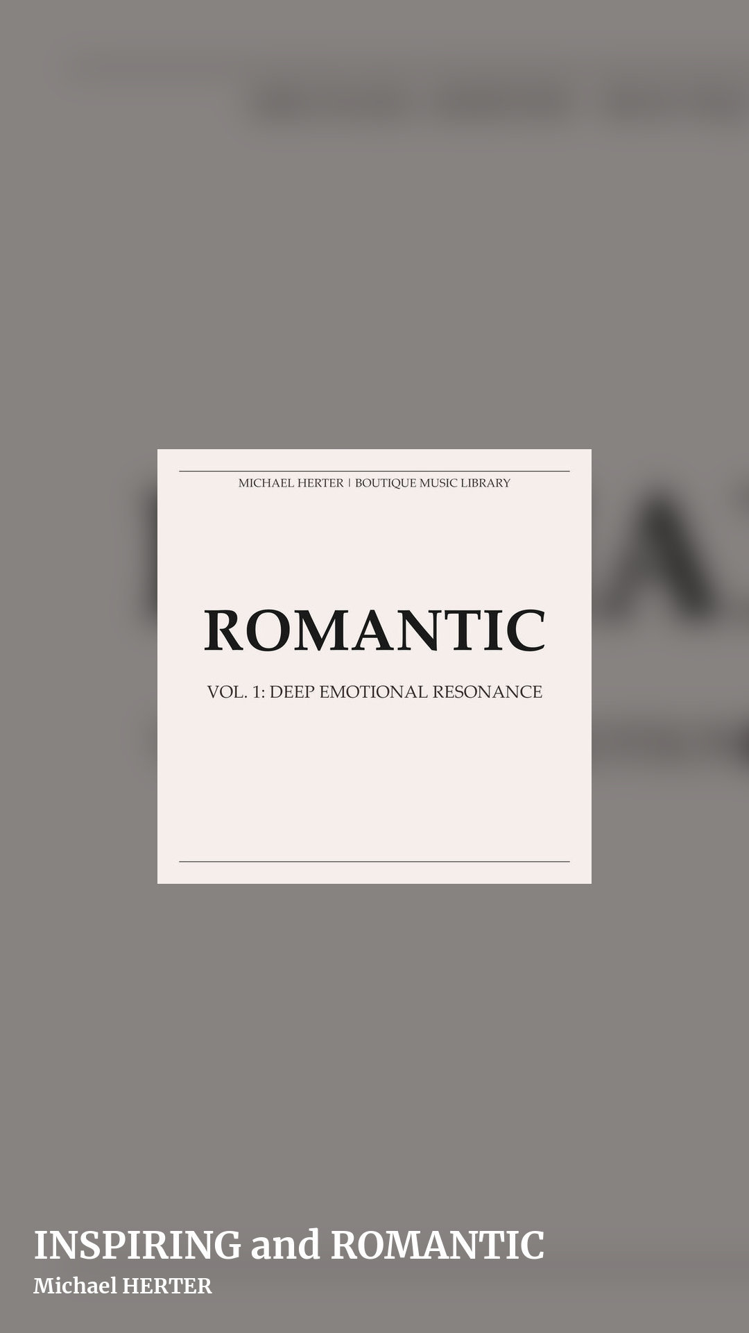 INSPIRING and ROMANTIC by Michael HERTER, story clean share image