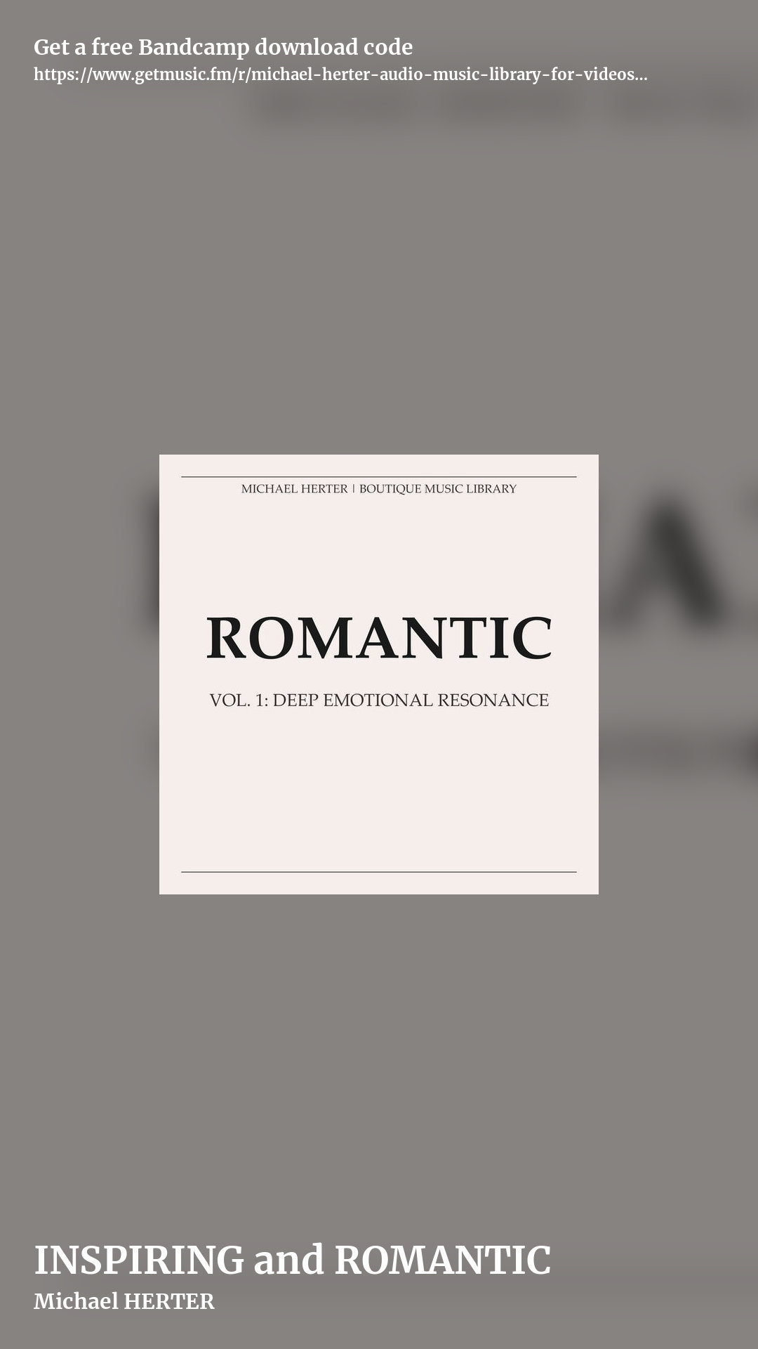 INSPIRING and ROMANTIC by Michael HERTER, story promo share image