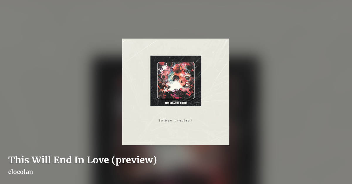 This Will End In Love (preview) by clocolan, landscape clean share image