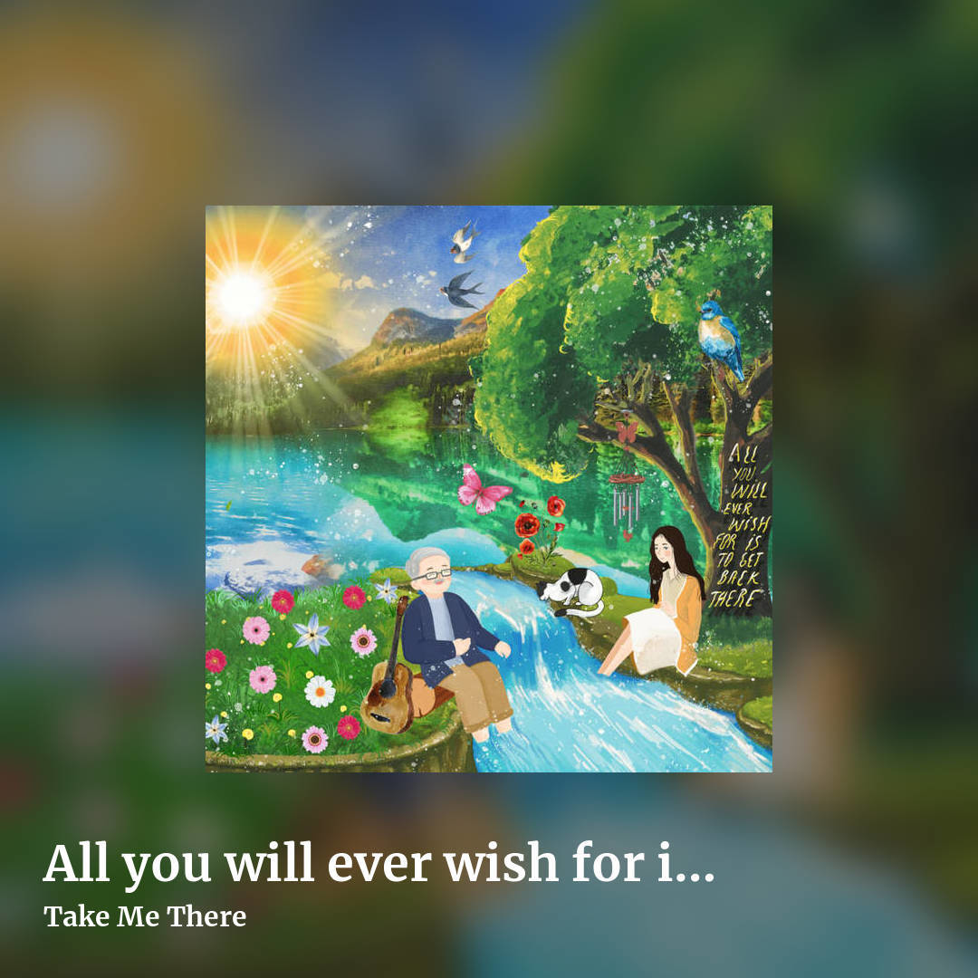 All you will ever wish for is to get back there by Take Me There, square clean share image