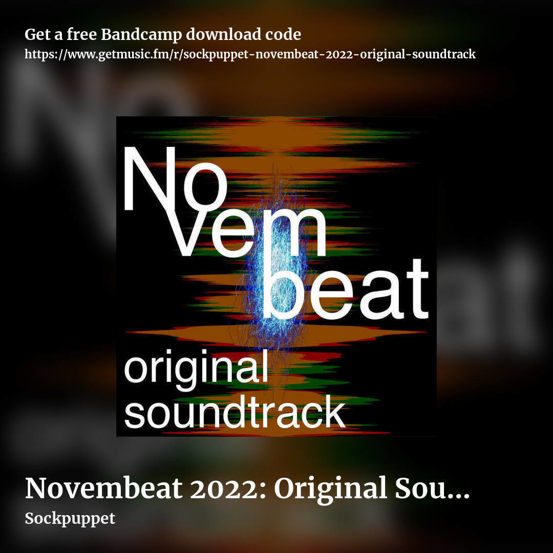 Novembeat 2022: Original Soundtrack by Sockpuppet, square promo share image