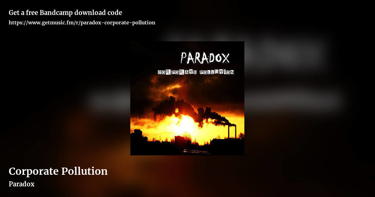 Corporate Pollution by Paradox, landscape promo share image