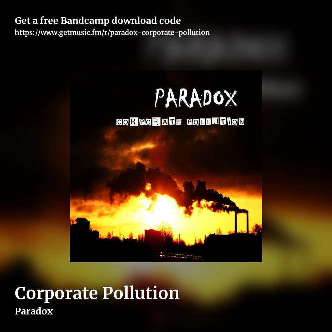 Corporate Pollution by Paradox, square promo share image