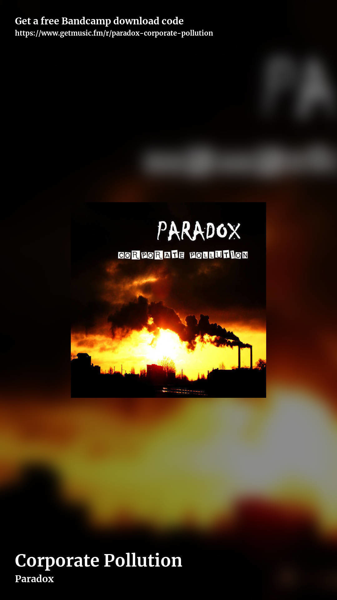 Corporate Pollution by Paradox, story promo share image